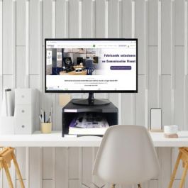 Archivo 2000 Soporte para Monitor Poliester 100% Reciclado Compartimento A4 y Folio Negro 360x300x145 mm