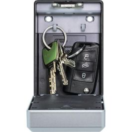 ABUS KeyGarage 787 SMART BT Caja de Llaves de Pared de Acero con Cierre de Código Negro/Plata 82.5x63x120mm