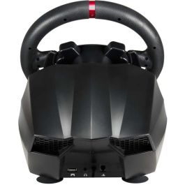 Subsonic GS950-X Volante de Carreras 900° con Palanca de Cambios Manual, 3 Pedales y Levas