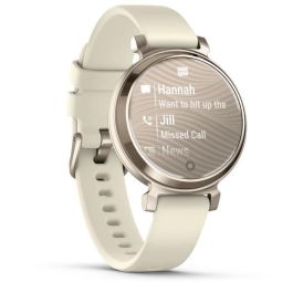 Reloj conectado - GARMIN - Lily 2 - 25,4 x 21,3 mm - Oro crema con correa en blanco coco Reloj conectado - GARMIN - Lily 2 - 25,4 x 21,3 mm - Oro crema con correa en blanco coco