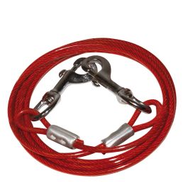 Gloria Sirga Cable de Acero Recubierto PVC 4,5 Metros para Perros, Mosquetones Giratorios Anti-Torsión, Libertad Limitada Precio: 12.94999959. SKU: S6100831