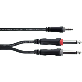Cordial Cable Y Mini-Jack Estéreo / 2 Jacks Mono 1 Metro Precio: 7.49999987. SKU: B1CDJZ5RM5