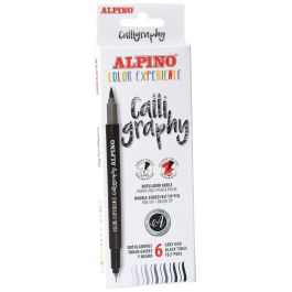 Alpino Rotuladores Calligraphy Color Experience Set De 6 gris-Negro Precio: 3.50000002. SKU: B17X6PFT8C