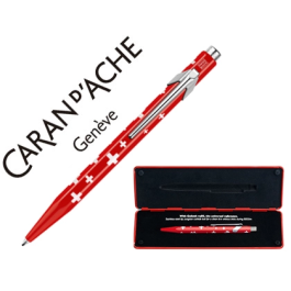 Caran d'ache 849 Bolígrafo Total Swiss Rojo, Punta Media, Tinta Azul, Con Estuche Precio: 31.50000018. SKU: B169VLZ89K