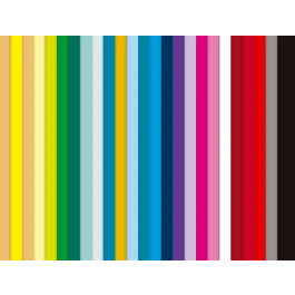 Liderpapel Papel Color A4 80gr Paquete de 100 Hojas (25 Colores Surtidos)