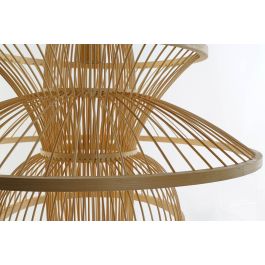 DKD Home Decor Lampara Techo Balines Bambu Natural 50 x 50 x 37 cm