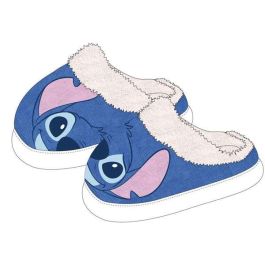 Cerdá Zapatillas de Casa Abiertas con Diseño del Personaje Stitch, Color Azul, Talla 40-41