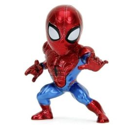 Jada SMO4006333088162 Figura Marvel Spiderman Set de 4 piezas Coleccionables de Metal 6cm Para niños a partir de 8 años