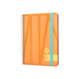 Agenda Espiral Antartik Bold A6 2025 Semana Vista Colores Surtidos Azul Y Melocoton Papel De 80 gr 8 unidades