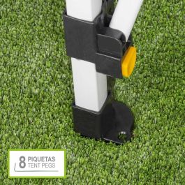 Color Baby Cenador plegable verde 300x300x220 cm, altura ajustable