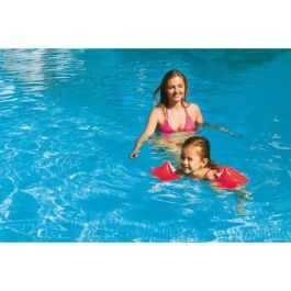 Intex Brazalete Hinchable Neon PVC 23x15 cm para niños de 3 a 6 años, Manguitos de Natación, Ayuda para Aprender a Flotar en Piscina