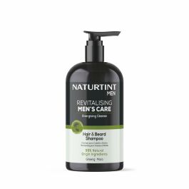 Naturtint REVITALISING MEN'S CARE champú para cabello y barba limpieza energizante con Ginseng y Maca 500 ml Precio: 14.49999991. SKU: B1D5QXXLCC