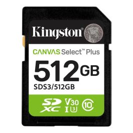 Kingston SDS3/512GB Tarjeta de Memoria 512GB SDXC Canvas Select Plus Clase 10 UHS-I 150MB/s Precio: 57.79000051. SKU: B1AAPTB4T4