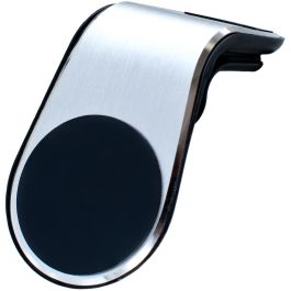 2GO ClipMag Soporte magnético universal para smartphone con clip de ventilación, color plata