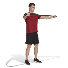 Camiseta de Manga Corta Hombre Adidas HK9542 Rojo Oscuro