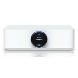 Ubiquiti Unifi Amplificador altavoz premium para transmisión de audio multizona de alta fidelidad y sonido espacial envolvente. Blanco