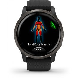 Garmin Venu 2 Smartwatch GPS 45mm, Reloj Inteligente Fitness con Música, Pagos y Monitor de Salud, Color Negro