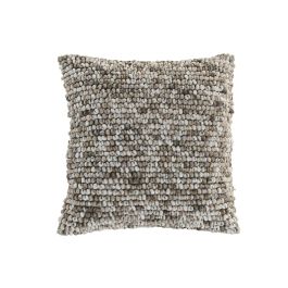 DKD Home Decor Cushions abril 25 natur a Cojín Boho Beige 45x45 cm (2 Unidades) Algodón Poliéster Hecho a mano 435 grs Precio: 27.89000027. SKU: B1CJF8VVEH