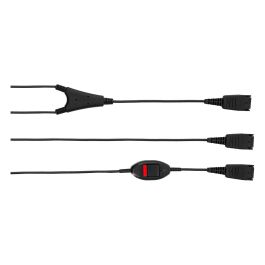 Jabra 8800-02-01 Cable QD a 2x QD con Mute-Switch