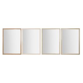 Espejo Tradicional DKD Home Decor Blanco Beige 2 x 92 x 66 cm (4 Unidades) Precio: 120.69000042. SKU: B16XMXFTHY