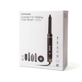Cepillo de Aire Secador y Moldeador Multifunción Iónico con Tecnología Coanda y 7 Accesorios Wavify InnovaGoods