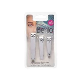 Set 3 Cortauñas Berilo Plata - 5x14x2 cm, Metal (48 Unidades) Set 3 Cortauñas Berilo Plata - 5x14x2 cm, Metal (48 Unidades)