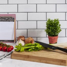 Cook Concept Tabla Cortar 39x28 cm con Surco para Líquidos