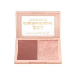 Max Factor 2000 Calorie Shadow Shaper Sombra de Ojos #010-Clay Gleam - Paleta de 2 tonos mate y perlado, 4 g