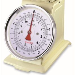 Báscula de cocina mecánica - TERRAILLON - TRAD 500 Creme - Capacidad 5 Kg - Estilo retro - Bol 1 L Báscula de cocina mecánica - TERRAILLON - TRAD 500 Creme - Capacidad 5 Kg - Estilo retro - Bol 1 L