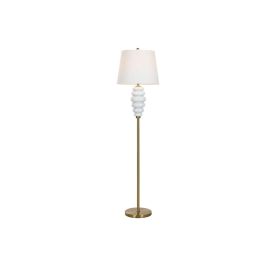 Lampara Pie Glam DKD Home Decor Blanco Dorado 43 x 170 x 43 cm Precio: 121.69000008. SKU: B1C9BFEP9V