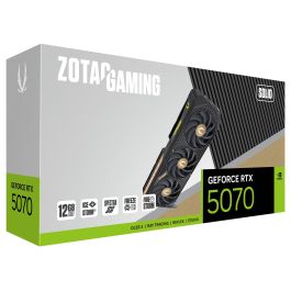 Zotac Tarjeta Gráfica Gaming GeForce RTX 5070 12GB GDDR7 3Ventiladores