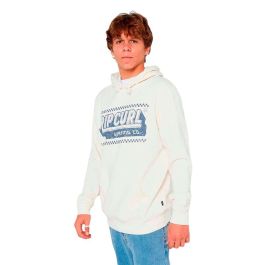 Sudadera con Capucha Hombre Rip Curl Down The Line Hood Blanco XS