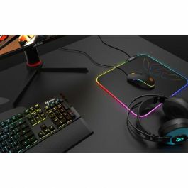 Alfombrilla Gaming con Iluminación LED Krom NXKROMKNTRGB