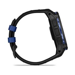 Garmin Instinct 3 Reloj Inteligente con Pantalla AMOLED de 45 mm, GPS, Caja de Aluminio y GFRP, Correa de Silicona Intercambiable Negro/Azul Bolt, Resistencia al Agua 10 ATM