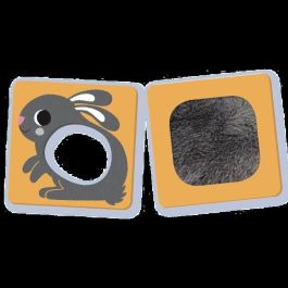 PETIT NATHAN The Touch Farm - Juego Sensorial Interactivo para Bebés +12 Meses: Explora Animales, Desarrolla Habilidades Motoras, Memoria y Asociación