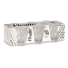 Set de Vasos de Chupito Vivalto RYG6074 Transparente Vidrio 40 ml (24 Unidades)