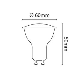 Bombilla LED Asalite GU10 3W 250Lm 3000K IP20 [ASAL-0049]