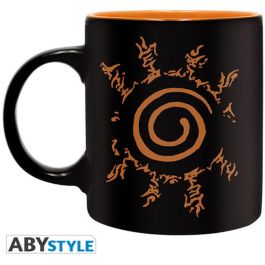 Abystyle Taza Abysse Naruto - Taza de cerámica colección anime con diseño negro, 400g
