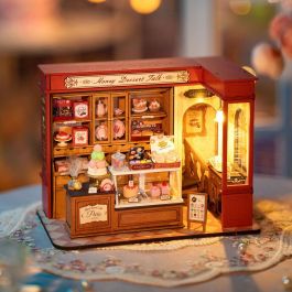 Rolife Maqueta DIY Honey Dessert Talk Pastelería Parisina con Luz LED - Kit de 242 Piezas