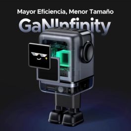 UGREEN 45515B Cargador USB-C 100W Carga Rápida GaN para Portátil, Teléfono Móvil, Batería Portátil, Gris