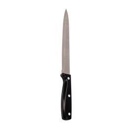 Basic & Co Cuchillo carnicero acero inoxidable metálico/negro lama 20 cm