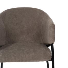 Silla Taupe Tejido-Metal 54 X 60 X 78 cm