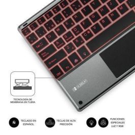 Teclado Compacto Inalámbrico por Bluetooth Subblim Touchpad Smart Blacklit/ Gris Teclado Compacto Inalámbrico por Bluetooth Subblim Touchpad Smart Blacklit/ Gris