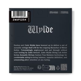DUNLOP Zakk Wylde Juego de Cuerdas para Guitarra Acústica 12-54 Dunlop True Balance