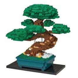 BANDAI KAW4972825210116 Figura de Ladrillo NANOBLOCK Bonsai Deluxe - 1130 piezas