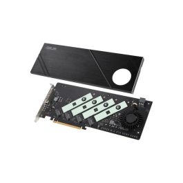 Asus PCIe 5.0 x16, 4 x M.2 slots, 1 x M.2 FAN Power Switch, 4 x M.2 access LEDs, 512Gbps Asus PCIe 5.0 x16, 4 x M.2 slots, 1 x M.2 FAN Power Switch, 4 x M.2 access LEDs, 512Gbps