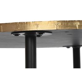 Mesa Centro Glam DKD Home Decor Dorado Negro 85 x 45 x 85 cm Mesa Centro Glam DKD Home Decor Dorado Negro 85 x 45 x 85 cm