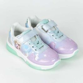 Cerdá T029 Zapatilla Deportiva Infantil con Luces de Frozen. Suela PVC Azul Claro. Talla 29. Ideal para niños a partir de 3 años.