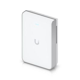 Ubiquiti U7 Pro Wall, 5700 Mbit/s para Transferencia de Datos, Tri-banda (2.4/5/6 GHz), Ethernet 2500 Mbit/s, PoE, Blanco