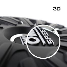 Omp Speed Juego De 4 Tapacubos Stinger Color Negro-Plata 13 Pulgadas OMPS07021312 Omp Speed Juego De 4 Tapacubos Stinger Color Negro-Plata 13 Pulgadas OMPS07021312